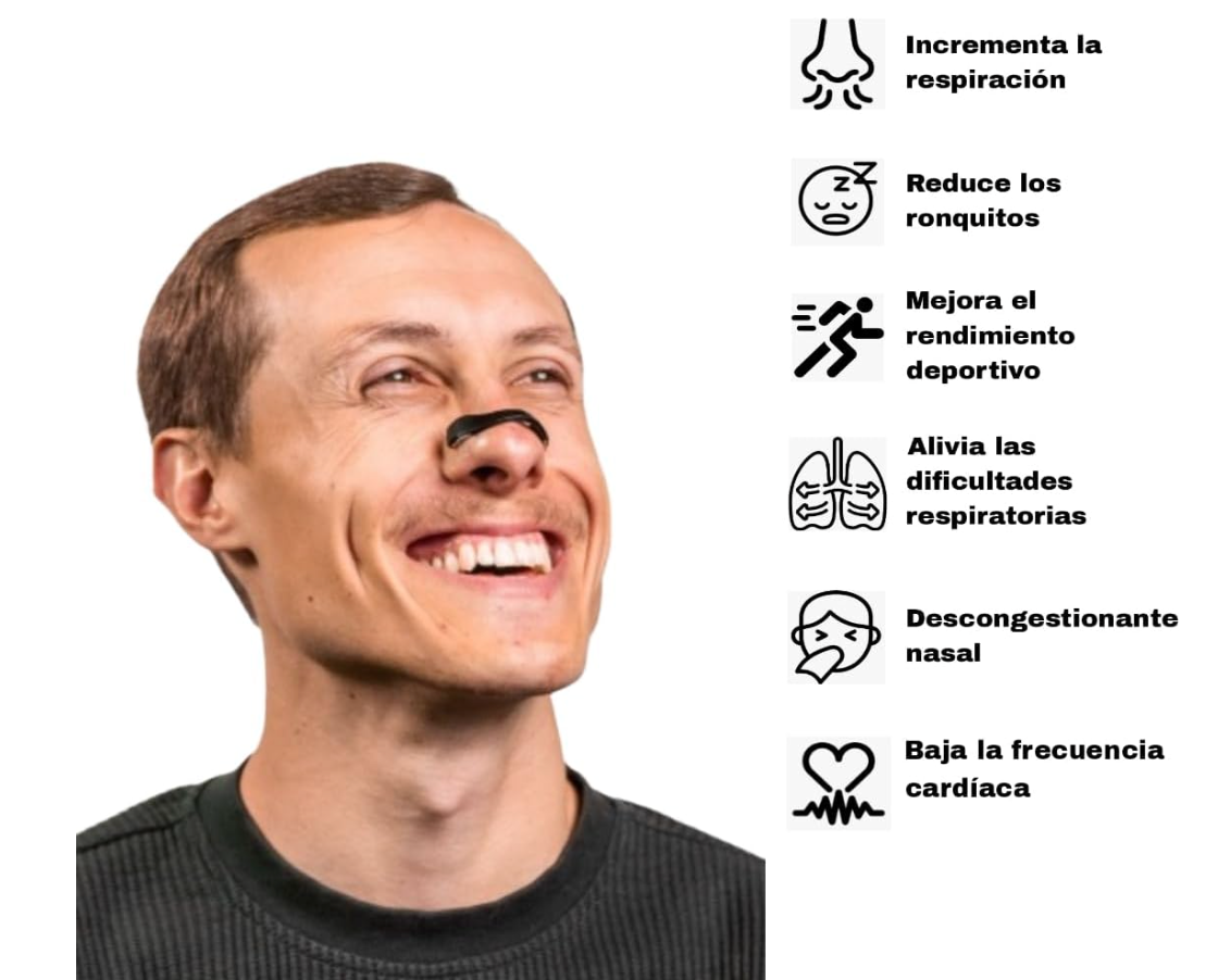 Clip de Dilatador Nasal Magnetico Antirronquidos